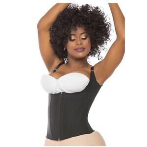 Fajas Salome Colombianas Moldeadora, Girdle Belly Control Vest Salome 0313 BLACK